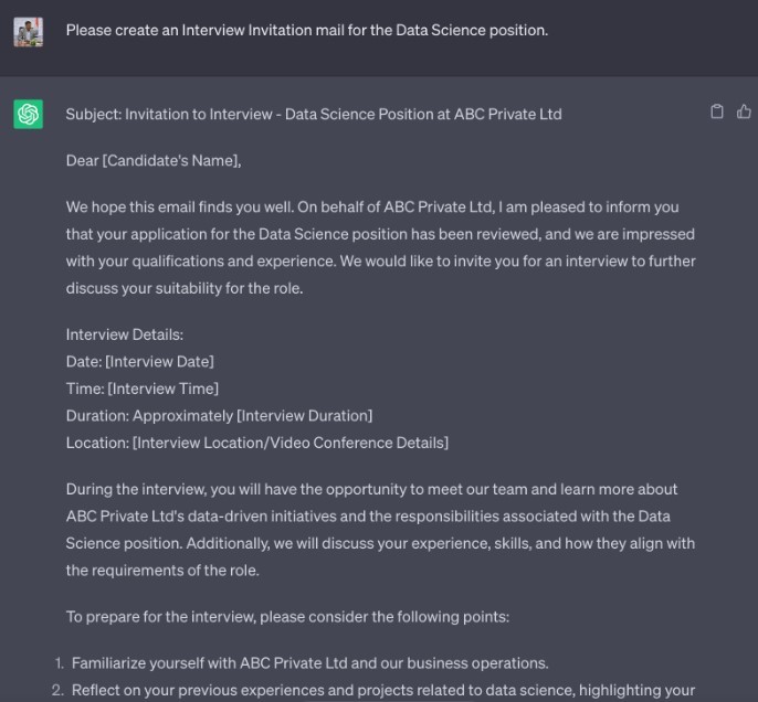 ChatGPT for Recruiters